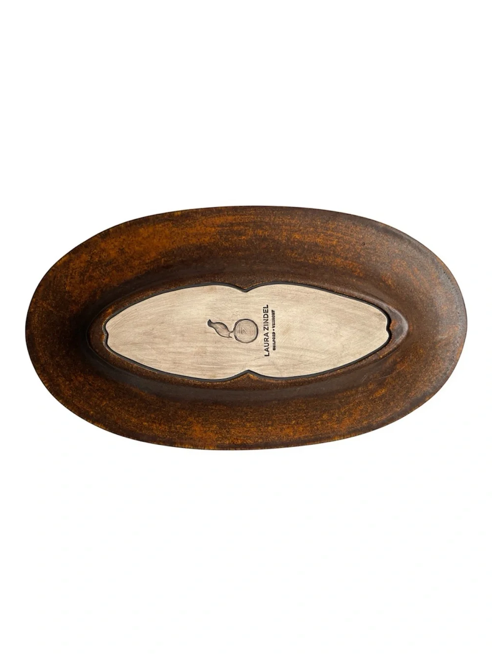 Laura Zindel Oblong Serving Dish: Barn Owl